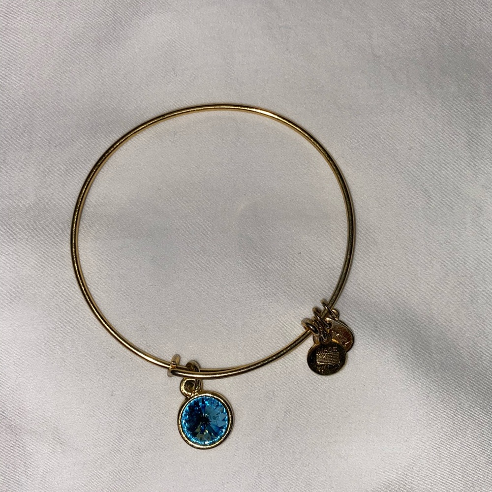Alex and Ani Aquamarine bracelet